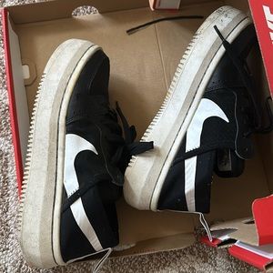 NIKE Court Vision Alta TXT black size 8.5 with box